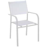 Lot de 6 fauteuils DUCA TPEP chiné/alu Proloisirs