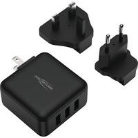 Chargeur avec adaptaeur de voyage - 3 ports USB - Ansmann