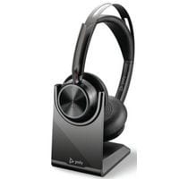 Casque sans fil Teams avec socle PC Voyager Focus 2 - USB C - Poly