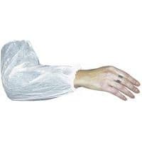 Manchette polyéthylène blanche 40 cm - lot de 100 - Coverguard