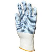 Gants Eurostrong 4367 polyester picots bleus 2 faces - Coverguard