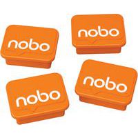 Aimants Nobo Orange pour tableau blanc