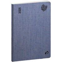 Agenda semainier 2025 13mois Toile pure Affaires - 10x15cm - Quo Vadis