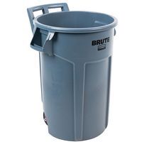 Conteneur rond à roulettes Brute® Gris 167 L - Rubbermaid