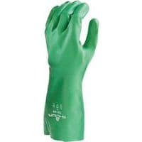 Gants de protection chimique 731 vert-Enduction nitrile