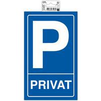 Panneau parking privé - 15x25 cm - Exacompta