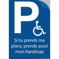 Autocollant de parking pour PMR