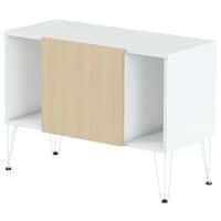 Rangement bas Java hauteur 74 cm 1 porte 2 niches - MBA