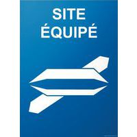 Panneau site équipé