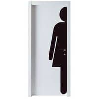 Signalétique Géante de porte Silhouette femme