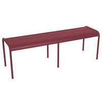 Banc sans dossier 3/4 places Luxembourg L. 145 cm Fermob