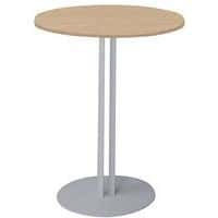 Table Roxane piètement 2 tubes Ø 60 cm