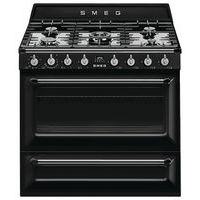 Piano de cuisson mixte TR90BL2 - 5 feux gaz - Smeg