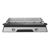 Plancha Gril - Duo 2200 - PLANCHADUO2200 - 2200 W - Kitchenchef