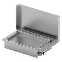 Plancha encastrable gaz- OASI 80 lisse rainurée - 203093 - 8400 W - Planet