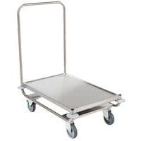 Chariot inox - 1 dossier fixe - Force 120 kg