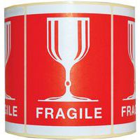 Etiquette de sécurité - Imprimé verre fragile