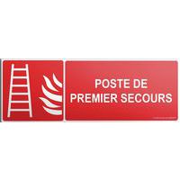 Panneau poste de premier secours