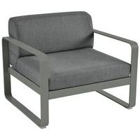 Fauteuil Bellevie coussins gris graphite Fermob