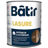 Lasure bois longue durée intérieur/extérieur chêne rustique - Batir