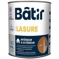 Lasure pour bois longue durée intérieur/extérieur chêne - Batir