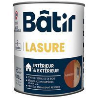 Lasure pour bois longue durée intérieur/extérieur merisier - Batir