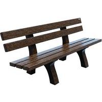 Banc en plastique recyclé Rebnew - Benito