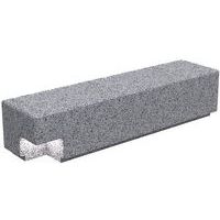 Banc Kube béton granite avec lampe LED - Benito