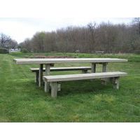 Table bancs rustique