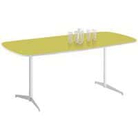 Table TAMARIS rectangulaire bombée 190 x 80 cm Clen
