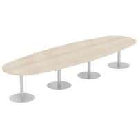 Table Elbia piètement sur base métal Ø 60 cm plateau épaisseur 25 mm