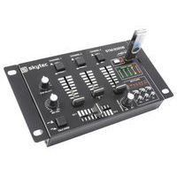 Table de mixage 6 canaux avec USB/MP3 Noire STM-3020B Skytec