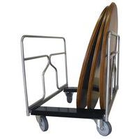 Chariot porte-tables rondes charge maxi. 300 kg Fimm