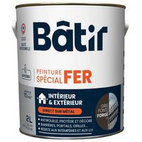 Peinture antirouille spécial fer forgé Brillant -2 L - Batir