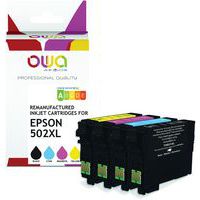 Cartouche d'encre remanufacturée Epson 502XL - 4 couleurs - OWA