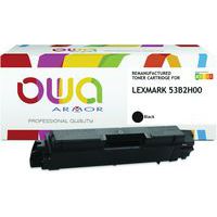 Toner remanufacturé Lexmark 53B2000 - Noir - OWA