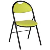 Lot 4 chaises pliantes Clap tissu enduit PVC M1