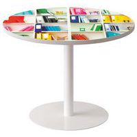 Guéridon Easy office Ø 80 cm plateau coloris Décor - Manutan Expert