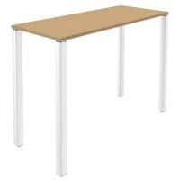 Table de réunion haute 80x80 Lounge 4 pieds Simmob