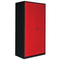 Armoire haute 2 portes battantes - Largeur 1250 mm Anjou Tolerie