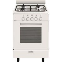 Cuisinière gaz GLEM-GA551GWH-53 cm-Blanc