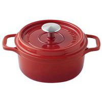 Cocotte en fonte ronde 22 cm -INVICTA- Rubis