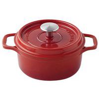 Cocotte en fonte ronde 24 cm -INVICTA- Rubis