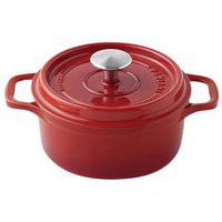 Cocotte en fonte ronde 26 cm -INVICTA- Rubis