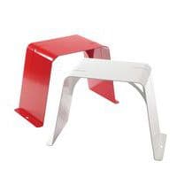 Tabouret PikNik rouge ou blanc Tolerie Forezienne