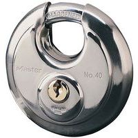 Cadenas à clés en inox - Rond - Master Lock