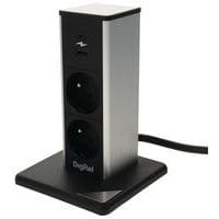 Boitier PILAR 2x PC + chargeur USB A + C - Digitel