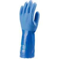 Gants Eurochem 3770 coton PVC bleu 35 cm - Coverguard