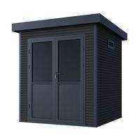 Abri de jardin ONYX composite - anthracite