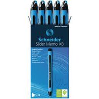 Stylo bille - Memo XB - bleu/noir - 10 pcs - Schneider